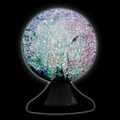Multi-Colored LED Crystal Ball Flashing Lamp